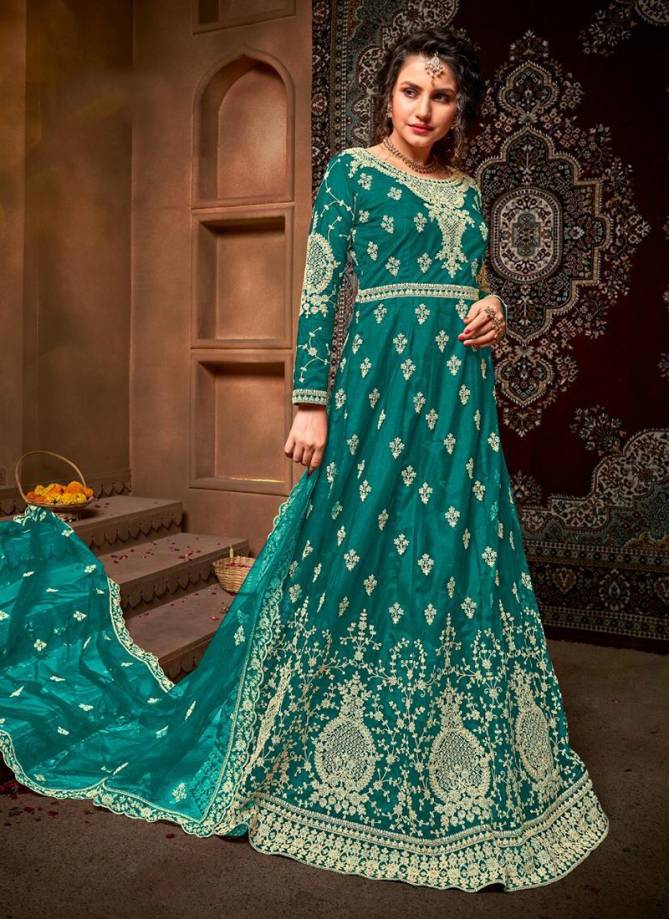AVIGHAYA NOOR Latest Fancy Designer Wedding Wear Heavy Net With Embroidery And Stone Work Stylish Gown Collection